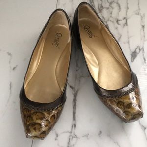 NWOT “Carlos” Animal Print Flat Shoes